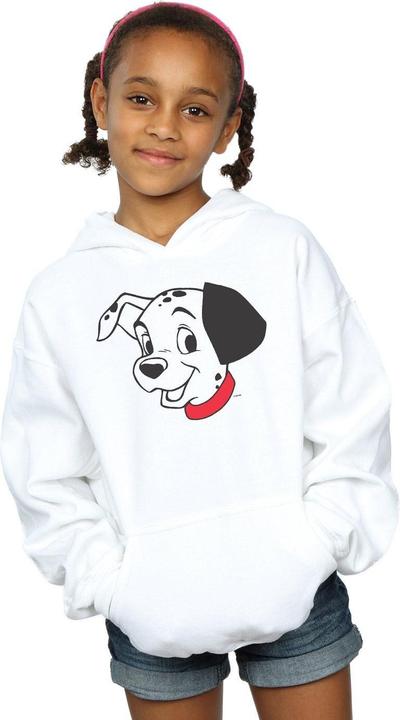 Actual product image Disney Girls 101 Dalmatians Dalmatian Head Hoodie (128)