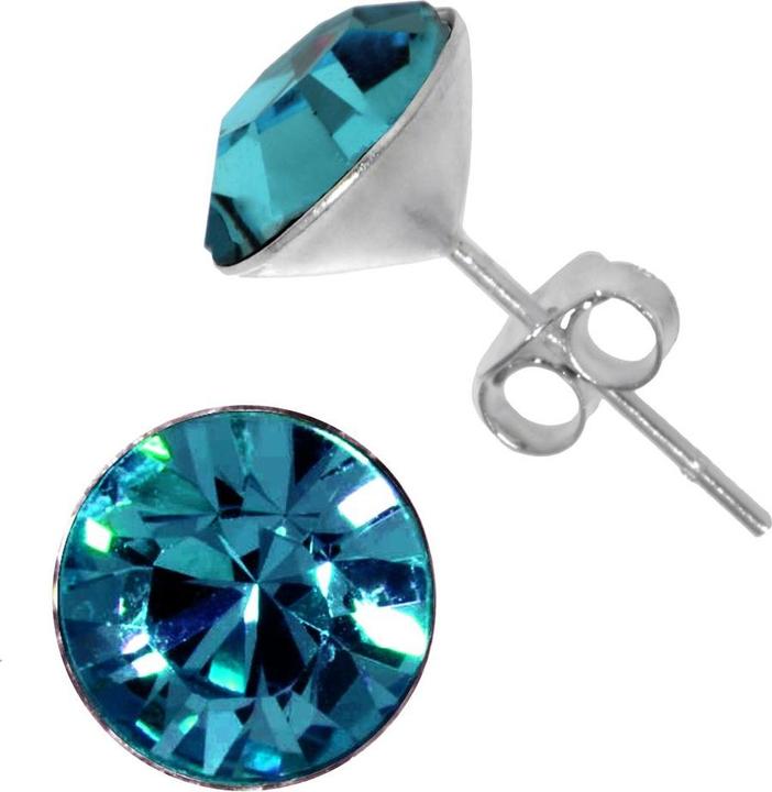 Bijouteria Ohrstecker (Silber 925, Kristall)