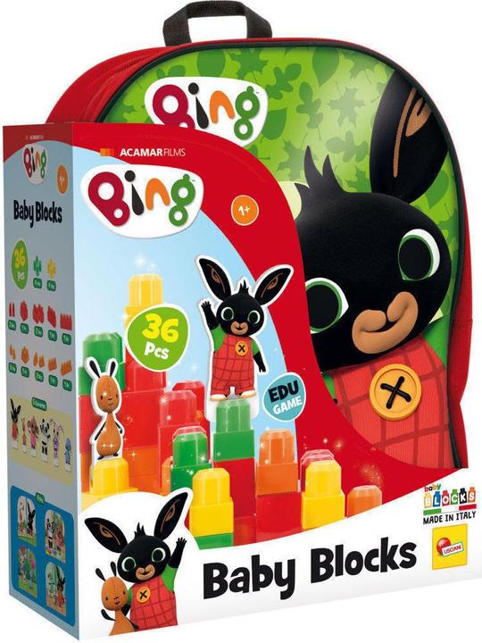 Lisciani Bing - Zainetto Baby Bloks Rosso