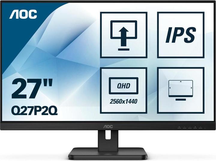 Produktbild AOC Q27P2Q (2560 x 1440 Pixel, 27")