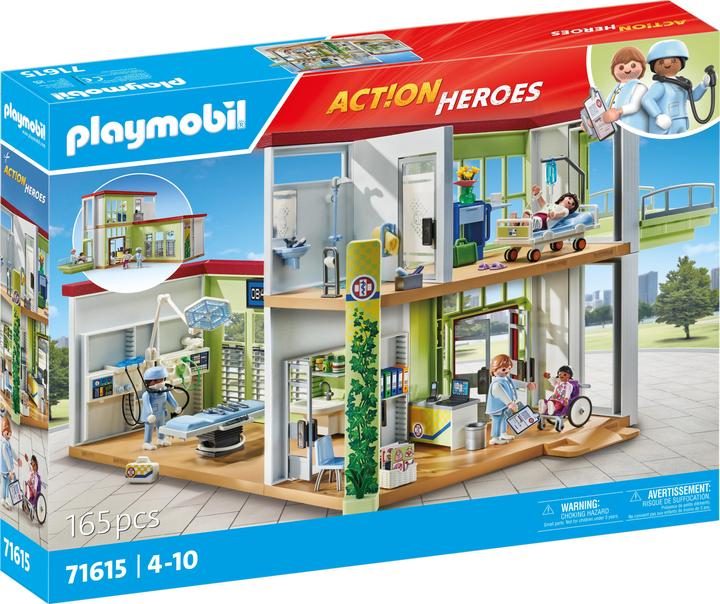 Actual product image Playmobil Modern hospital (71615, Playmobil Action Heroes)