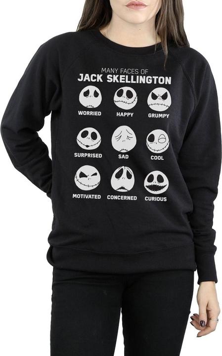 Image du produit Disney - Sweat NIGHTMARE BEFORE CHRISTMAS THE MANY FACES OF JACK - Femme (XL)