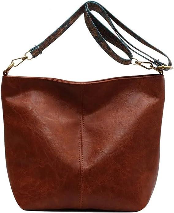 Only-Bags.Store Vintage grosse Kapazität Hobo Tasche, Retro-Schulter-Tasche, Frauen Bohemian Handtasche & Geldbörse