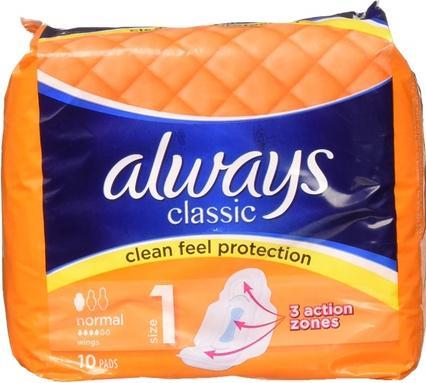 Image du produit Always Classic Normal (10 x, Tampons sanitaires)