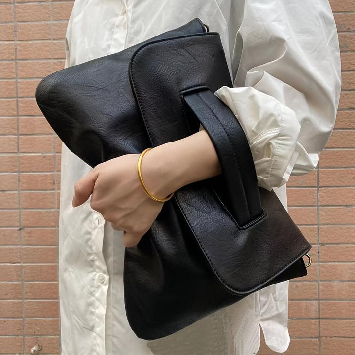 Produktbild Only-Bags.Store Mode grosse Kapazität Clutch, PU-Leder-Kartenetui, Casual Aktentasche & Umschlag Geldbörse