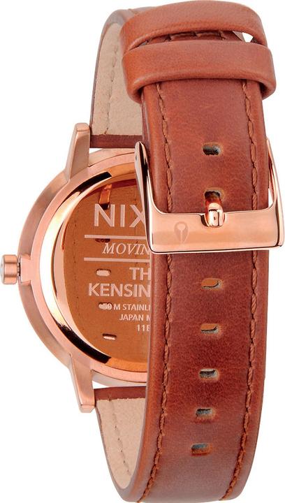 Actual product image Nixon The Kensington Leather (Analogue wristwatch, 37 mm)