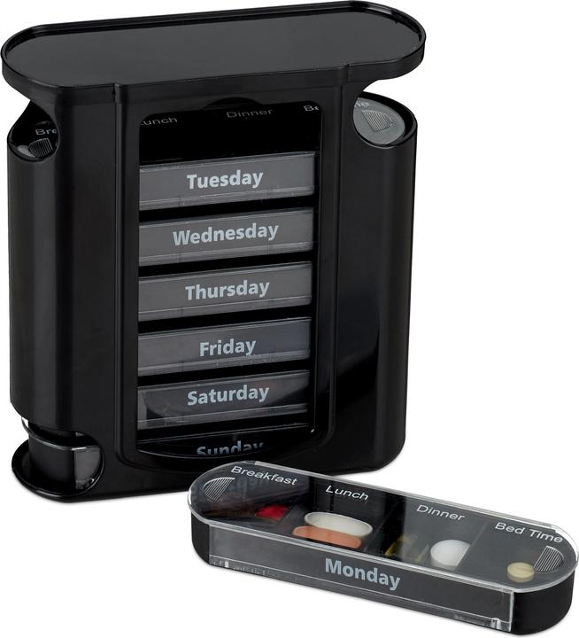 Image du produit Relaxdays Pilulier 7 jours 4 compartiments
