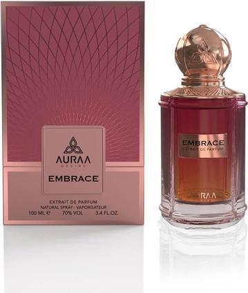 Produktbild Auraa Desire Embrace Extrait De Perfume 100ml von Starker würziger Blütenduft für Frauen und Männer (Eau de Parfum, 100 ml)