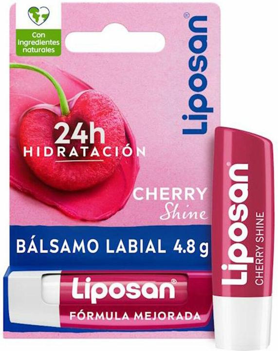 Actual product image Liposan Fruity Shine Cherry Lip Care Balm 4.8g 5.5ml (Gel)