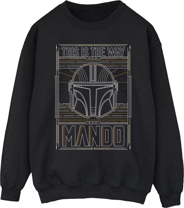Image du produit Star Wars - Sweat THE MANDALORIAN THE WAY OUTLINE HELM - Homme (XL)