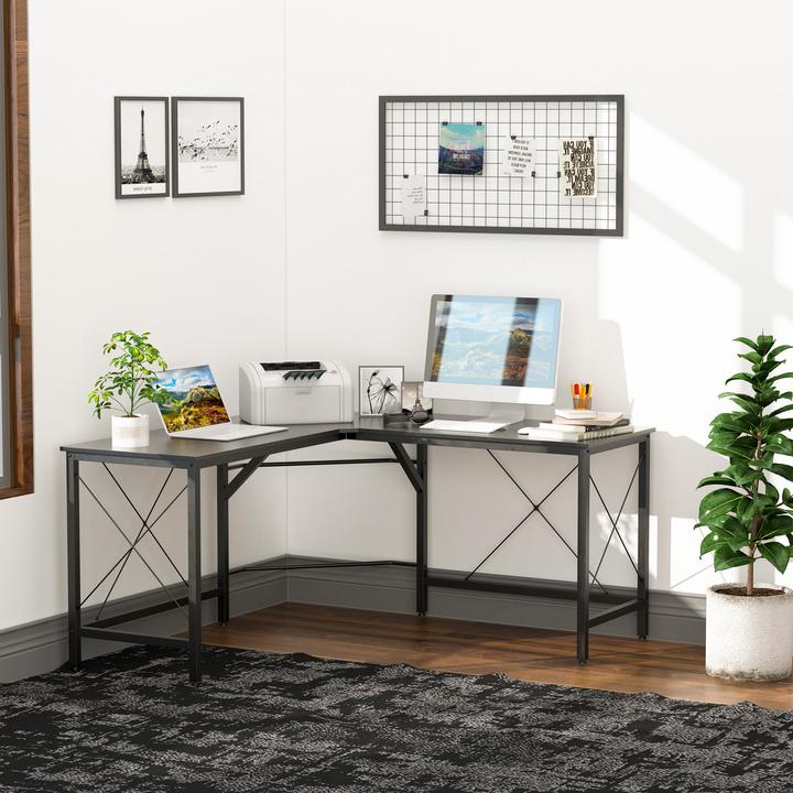 Actual product image Homcom Angled desk (150 x 150 x 76 cm)