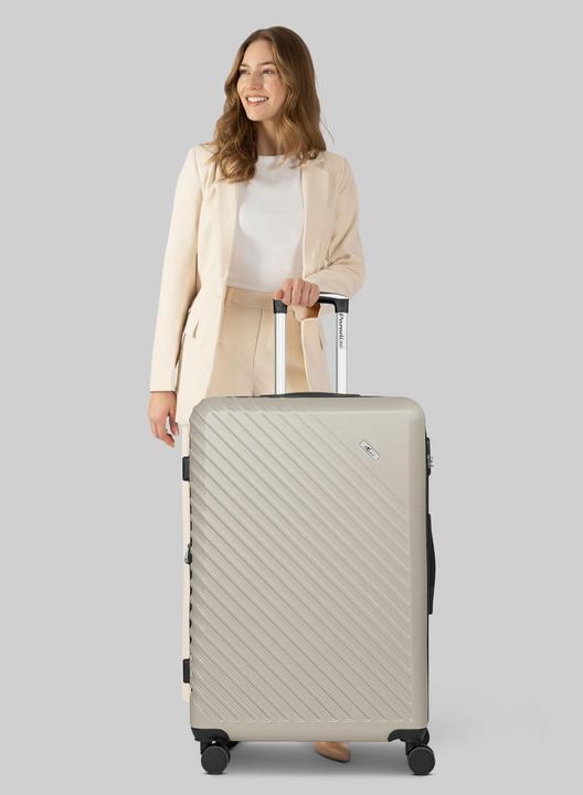 Immagine prodotto Check.In Paradise 2.0 4 Rollen Trolley L 78 cm mit Dehnfalte (110 l, XL (da 115l))