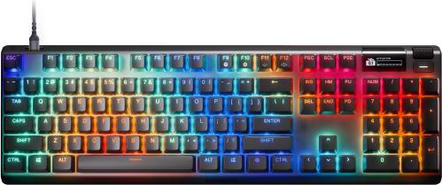 Actual product image SteelSeries | Gaming Keyboard | Apex Pro Gen 3 | Wired | US Layout | Black | USB-C | OmniPoint 3.0 Adjustable Hy (US, Cable)