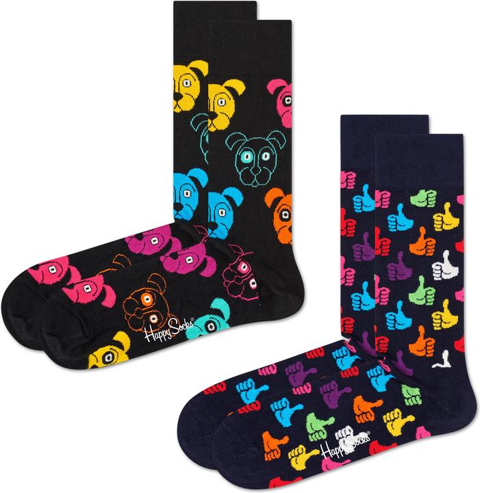 Image du produit Happy Socks Classic Dog (lot de 2, 41 - 46)