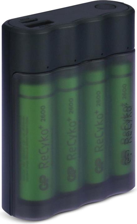 GP Batteries CHARGE AnyWay 3in1 Ladegerät & Powerbank (2600 mAh, 12.50 Wh)