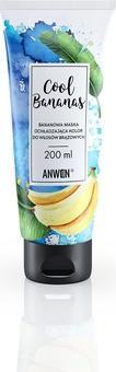 Actual product image Anwen Cool Bananas Banana Colour Cooling Mask For Brown Hair 200Ml (200 ml)