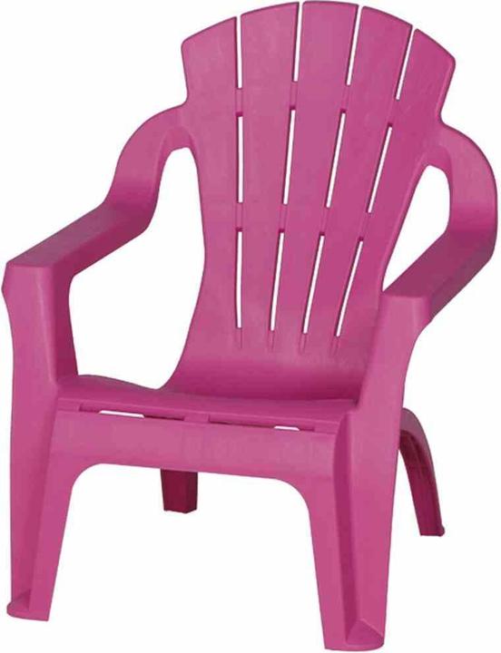 ProGarden Chaise de pont Mini-Selva 37x39,5x44,5 cm en plastique rose (Chaise haute)