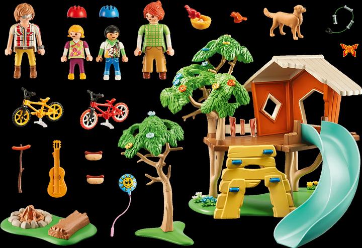 Produktbild Playmobil Abenteuer-Baumhaus mit Rutsche (71001, Playmobil Family Fun)
