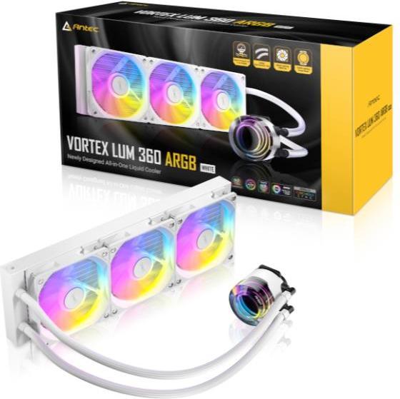 Actual product image Antec Vortex Lum 360 White ARGB