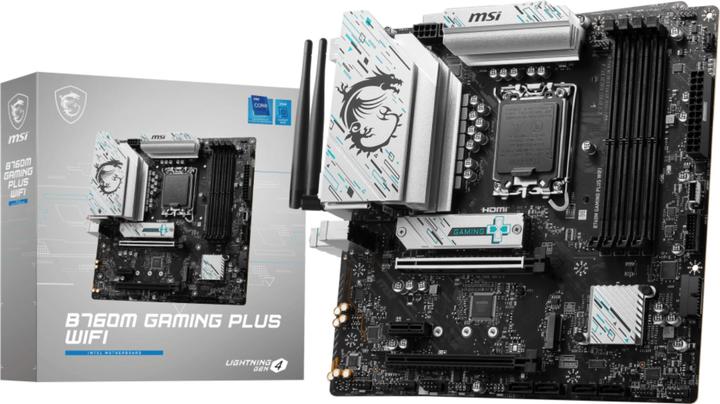 MSI B760M GAMING PLUS WIFI (LGA 1700, Intel B760, mATX)