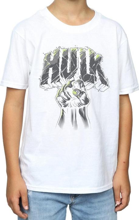 Actual product image Boys Hulk Punch Logo T-Shirt (128)