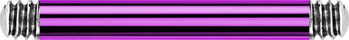 Produktbild Star Piercing Barbell-Stab violett (ohne Messing, Titan G23)