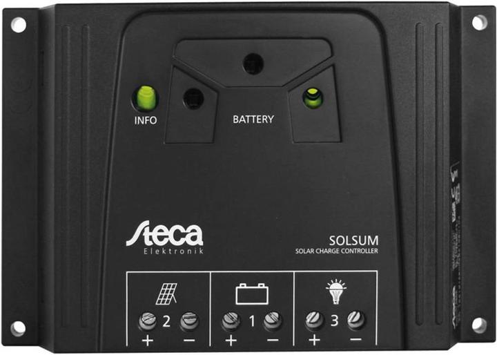 Steca Solar charge controller Solsum 0606
