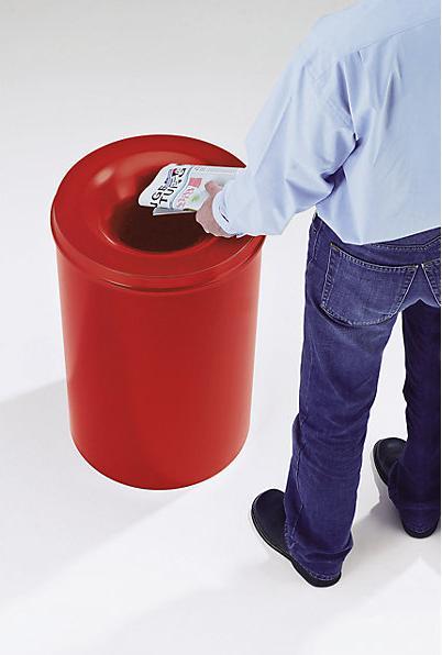Immagine prodotto Vepa Bins Cestino per carta, autoestinguente, capacità 20 l, alt. x Ø 426 x 260 mm, corpo (20 l)