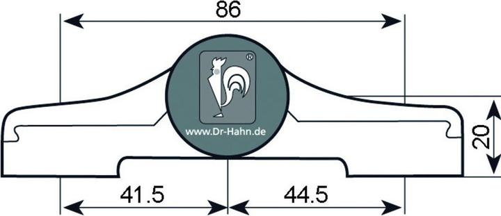 Actual product image Dr. Hahn Door hinge cock series 4 / A 961