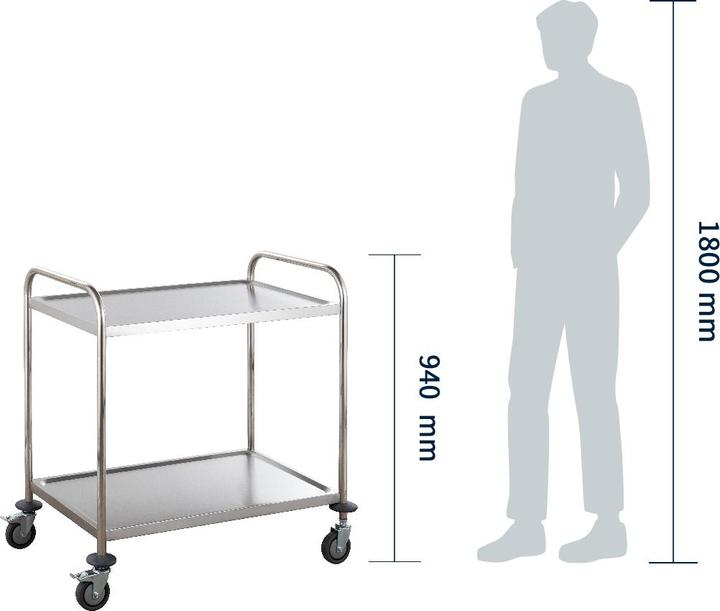 Immagine prodotto Gastro Hero Carrello di servizio e trasporto di base