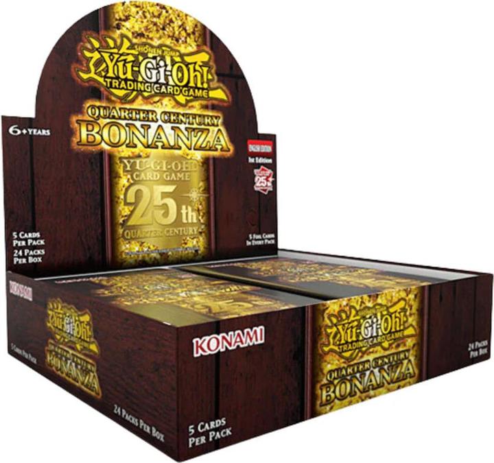Produktbild Yu-Gi-Oh Quarter Century Bonanza Booster (Englisch, Booster Display)