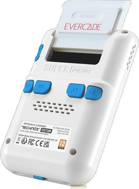 Actual product image Blaze Evercade Technos Super Pocket