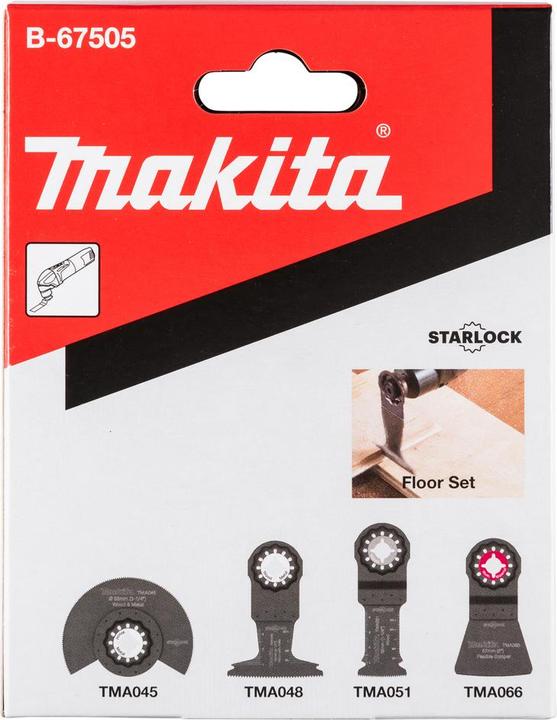 Immagine prodotto Makita Maki Floor Set 2 4 pezzi B-67505