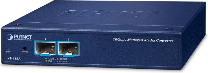 Planet XT-915A 2-Port 10G/1GBASE-X SFP Managed Media Converter