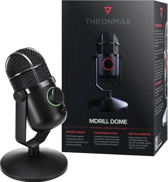 Image du produit Thronmax Microphone à condensateur Mdrill Dome