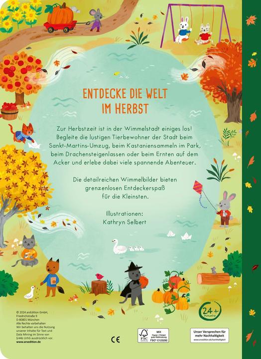 Immagine prodotto Mein grosses Wimmelbuch – Im Herbst (Tedesco, Kathryn Selbert, 2024)