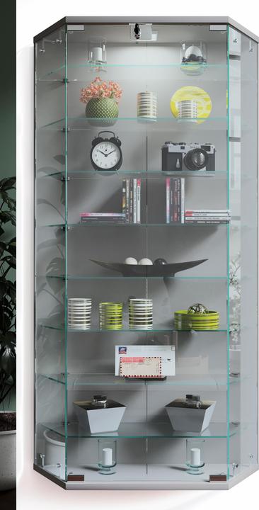 Actual product image VCM Wandvitrine Glasvitrine Benila XL (83 x 17 x 114 cm)