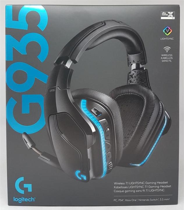 Produktbild Logitech G G935 Wireless 7.1 Surround Sound LIGHTSYNC für Gaming - 2,4 GHz - EMEA (Kabellos)