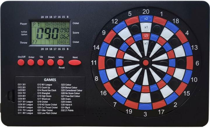 Actual product image XQ Max Dublin electronic dart counter