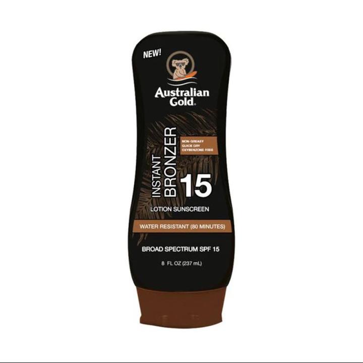 Image du produit Australian Gold Lotion avec agent bronzant (Lotion solaire, SPF 15, 237 ml)
