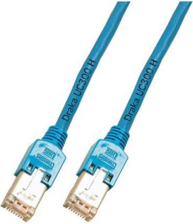 Draka Hersteller: EFB Elektronik RJ45 Patchkabel F/UTP, Cat.5e, TM11, UC300, 3m, blau Das in Europa gefert (F/UTP, CAT5e, 3 m)