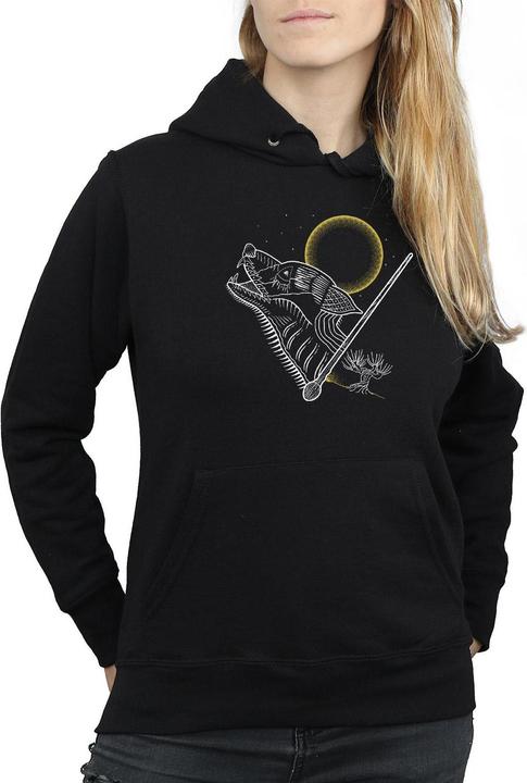 Immagine prodotto Werewolf Line Art Felpa con Cappuccio Donna (L)