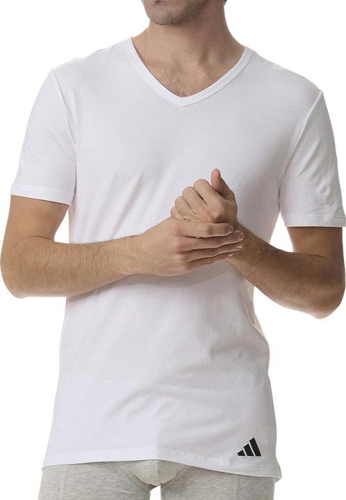 Produktbild adidas 4er Pack Active Flex Cotton Unterhemd / Shirt Kurzarm (XL)