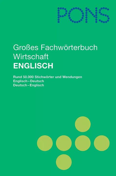 Produktbild Grosses Fachwörterbuch Wirtschaft. Englisch - Deutsch / Deutsch - Englisch (Deutsch, Sigrid Collin Janssen, 2005)