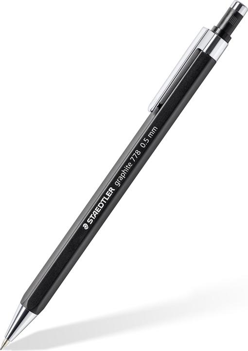 Image du produit Staedtler Porte-mines graphite 778 05-9 B 0,5mm Corps noir (0.50 mm, B, 1 x)
