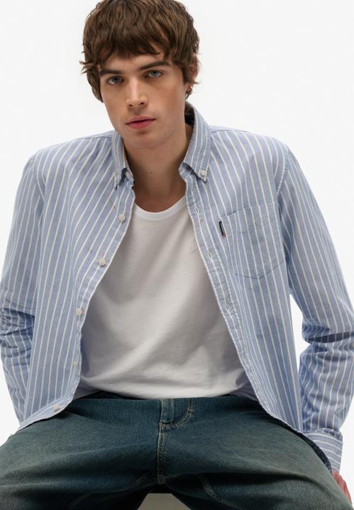 Image du produit Superdry Chemise Oxford à manches longues Essentials (S)