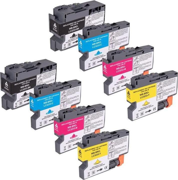 Produktbild Hermex Kompatible Tintenpatrone für Brother DCP-J1100DW (M, C, Y, BK)