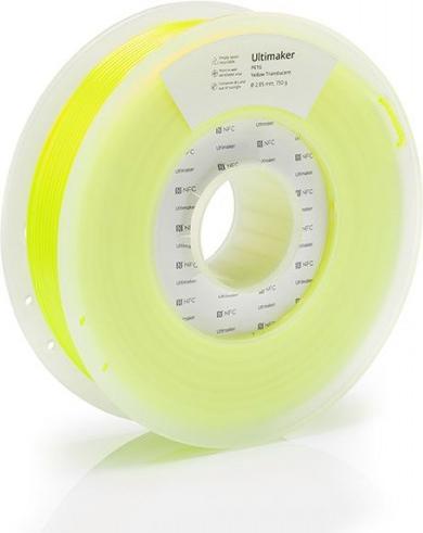 Immagine prodotto Ultimaker PETG - Giallo traslucido - 2.85mm (PETG, 2.85 mm, 750 g, Giallo)