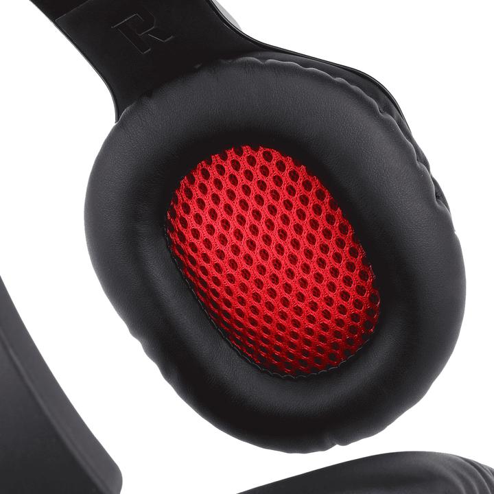 Produktbild Redragon H220-LED headphones/headset Wired Head-band Gaming USB Type-A Black, Red (Kabelgebunden)