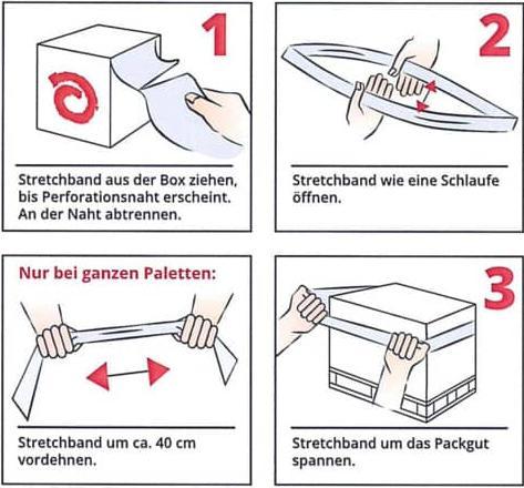 Immagine prodotto Wihedü Film estensibile in scatola traspirante. (100 Pezzo/i)